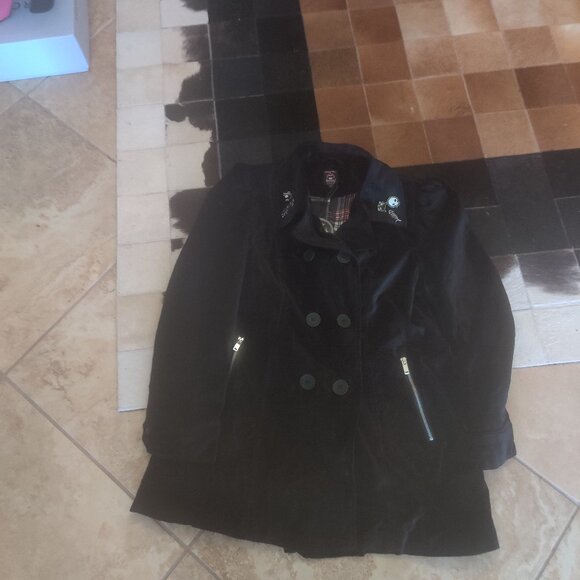 Dolls KillEmily the strangecollab velvet coat size 1x New